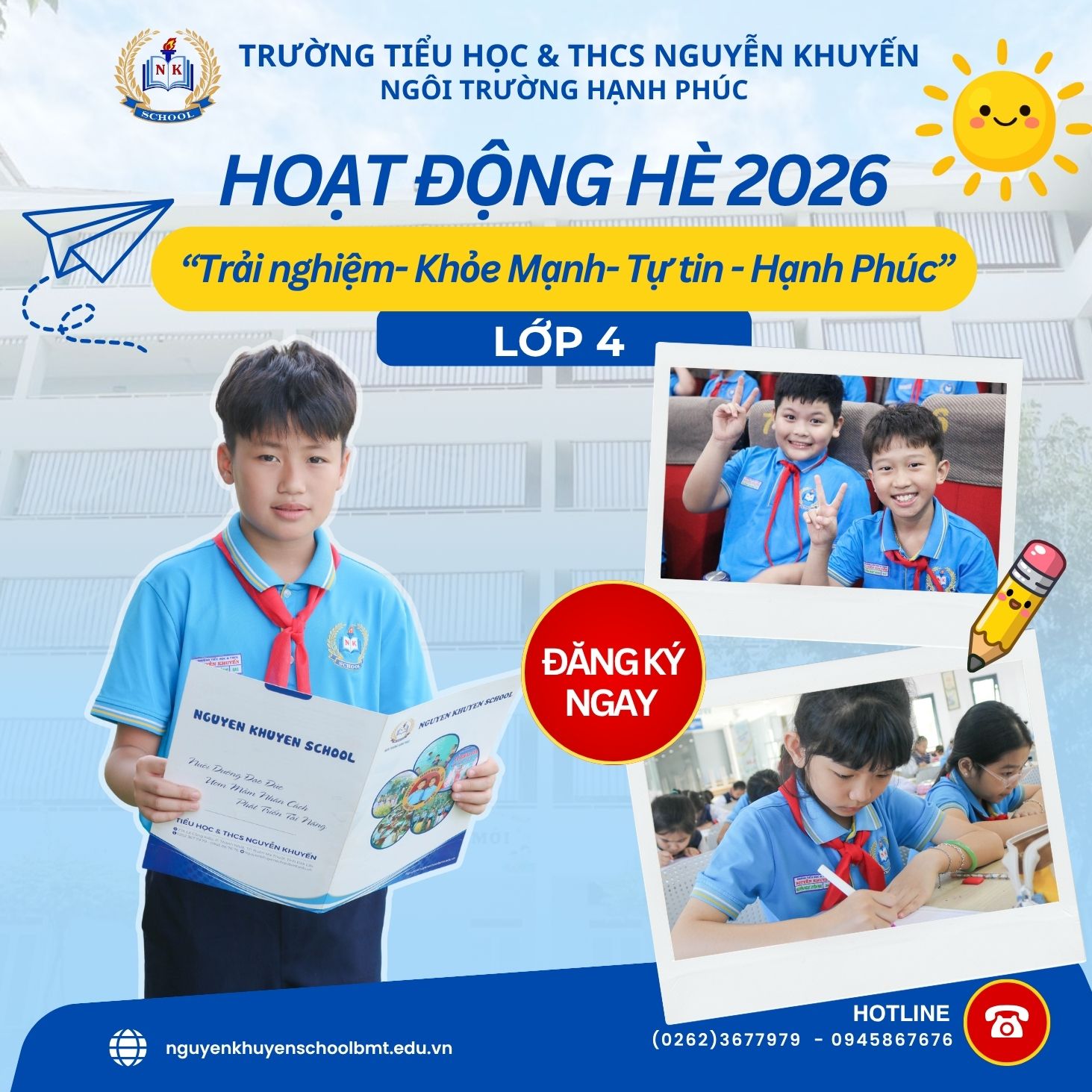 HOẠT ĐỘNG HÈ LỚP 4 NĂM HỌC 2026 - 2027